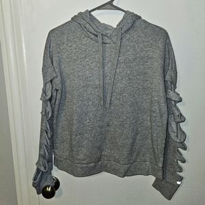 Alo Yoga Women's Pullover Hoodie with Arm Cut Out Accent Size XS